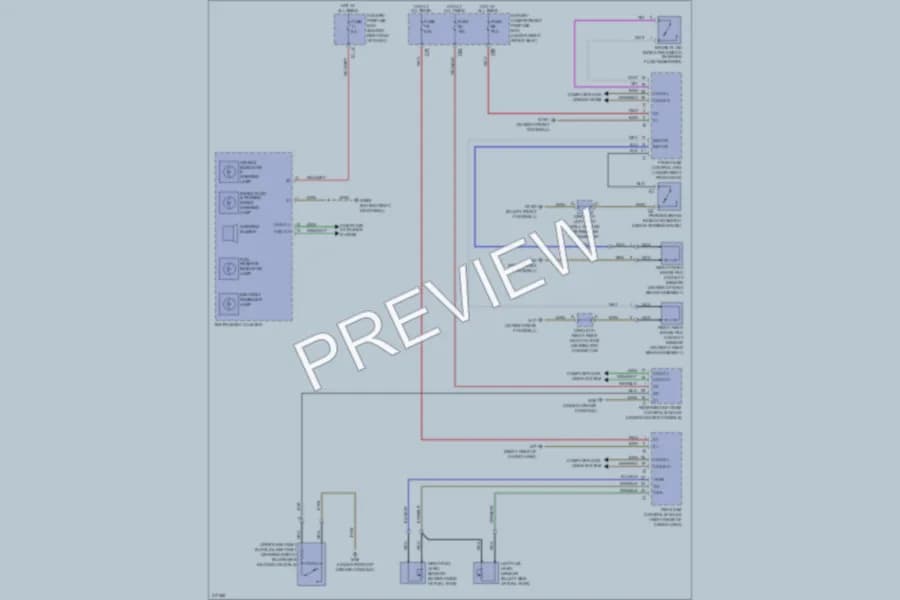 2009 MercedesBenz R320BLUETEC Warning Systems wiring diagram preview