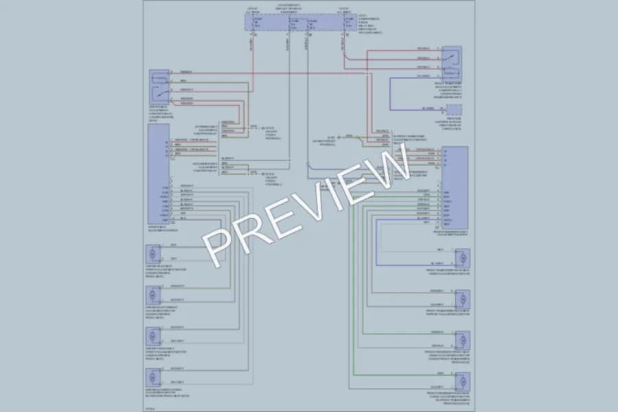 2009 MercedesBenz R350 Power Seats wiring diagram preview