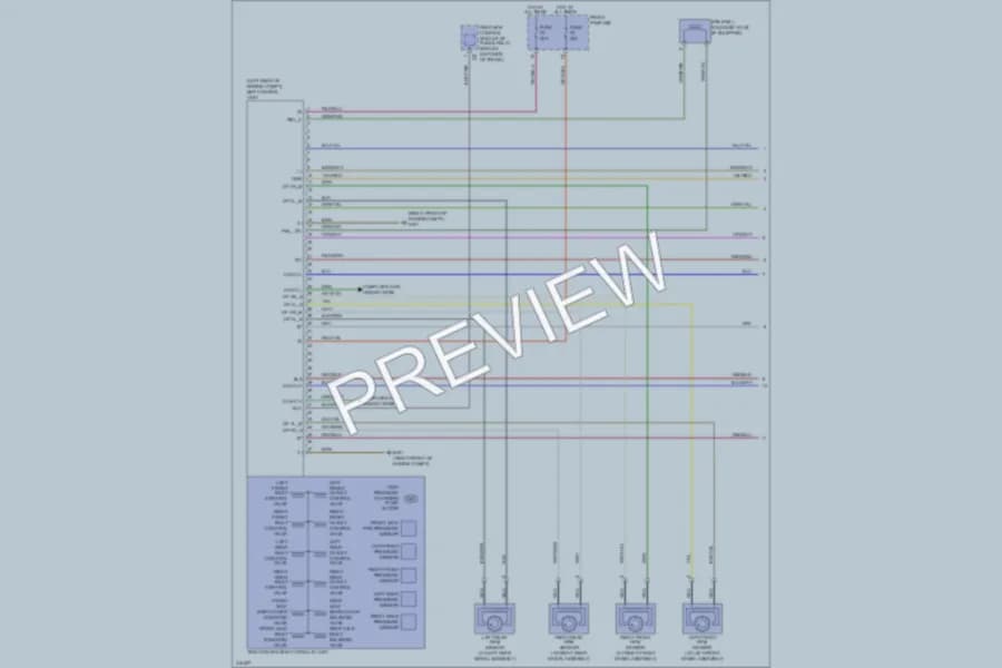 2009 MercedesBenz S550 Anti Lock Brakes wiring diagram preview