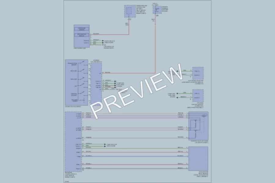 2009 MercedesBenz S550 Cruise Control wiring diagram preview