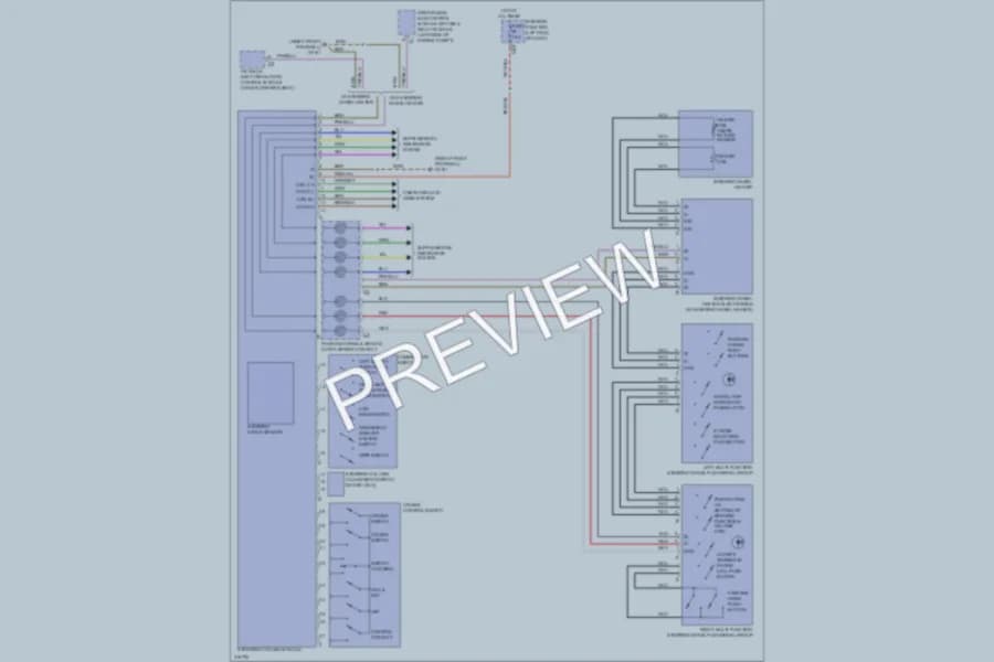 2009 MercedesBenz S550 Electronic Power Steering wiring diagram preview