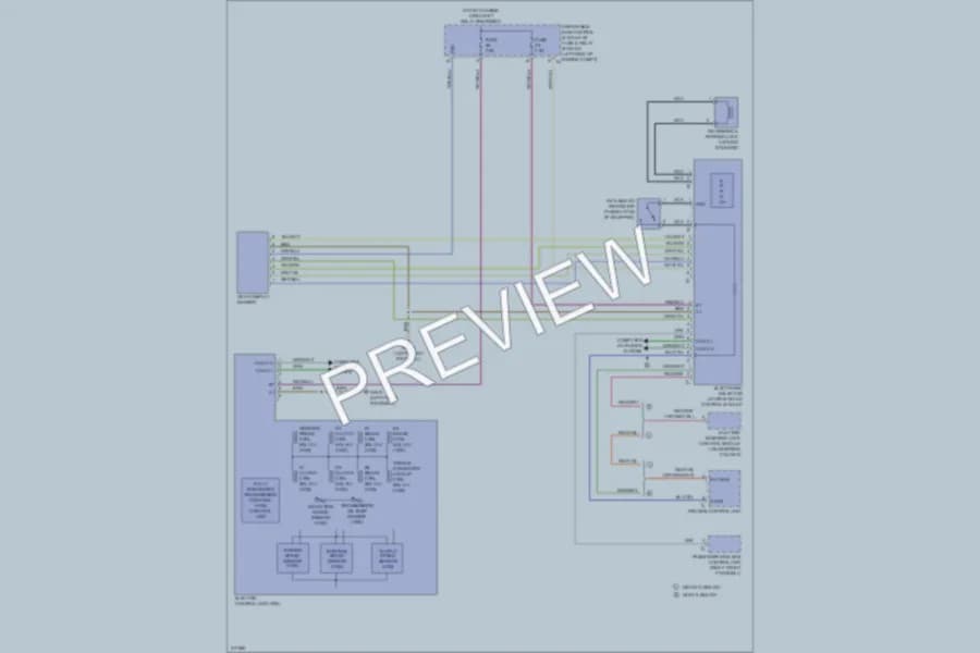 2009 MercedesBenz S550 Transmission wiring diagram preview