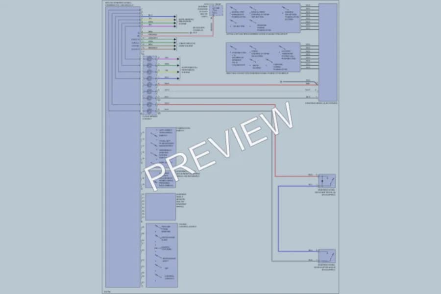 2009 MercedesBenz SLK300 Electronic Power Steering wiring diagram preview