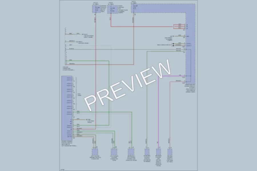 2009 MercedesBenz SLK350 Computer Data Lines wiring diagram preview