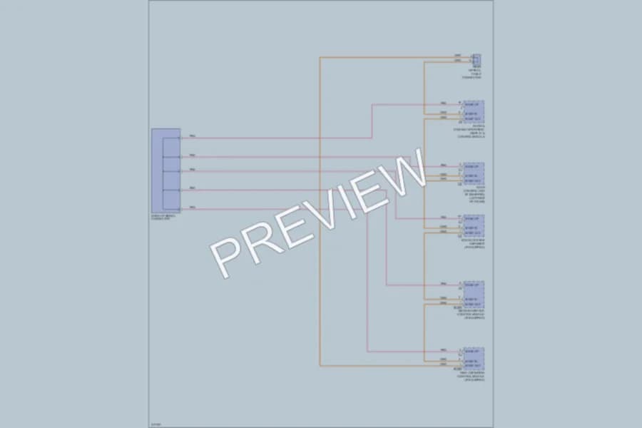 2009 MercedesBenz SLK350 Radio wiring diagram preview