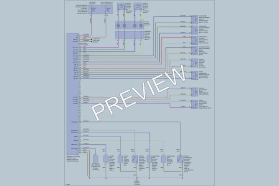 2009 MercedesBenz SLK350 Supplemental Restraints wiring diagram preview