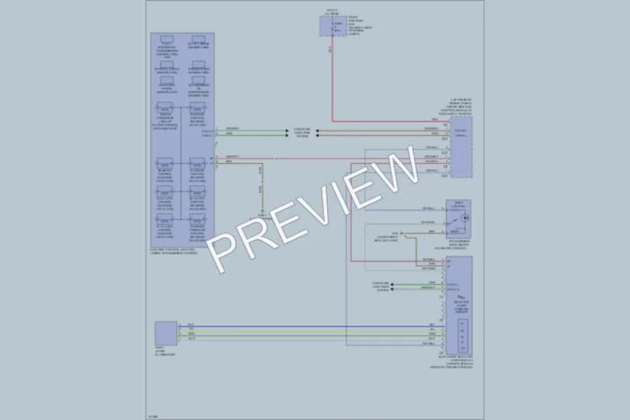 2009 MercedesBenz SLK350 Transmission wiring diagram preview