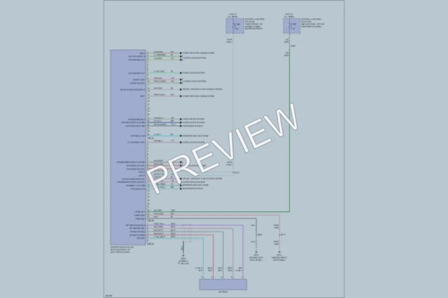 2009 Mercury GrandMarquis Body Control Modules wiring diagram preview