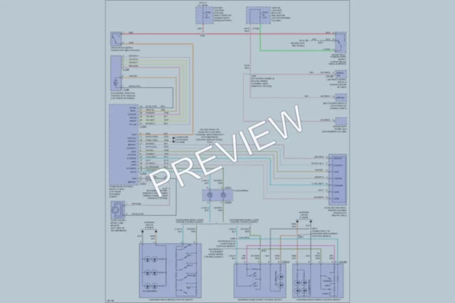 2009 Mercury GrandMarquis Cruise Control wiring diagram preview