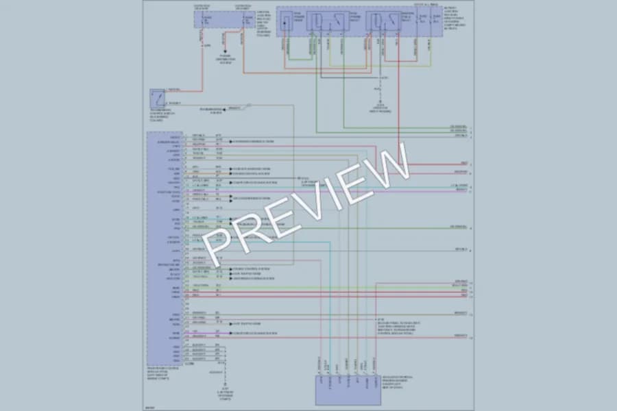 2009 Mercury GrandMarquis Engine Performance wiring diagram preview