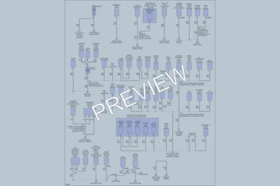 2009 Mercury Mariner Ground Distribution wiring diagram preview