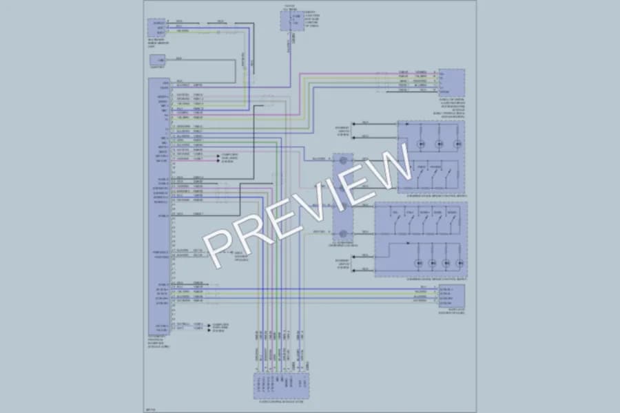 2009 Mercury MarinerHybrid Radio wiring diagram preview