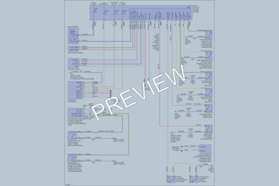 2009 Mercury MarinerHybrid Warning Systems wiring diagram preview