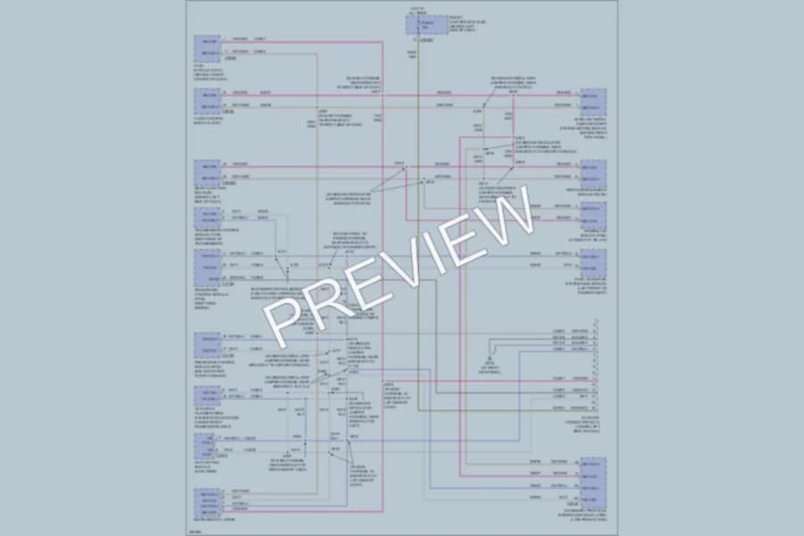 2009 Mercury Mountaineer Computer Data Lines wiring diagram preview