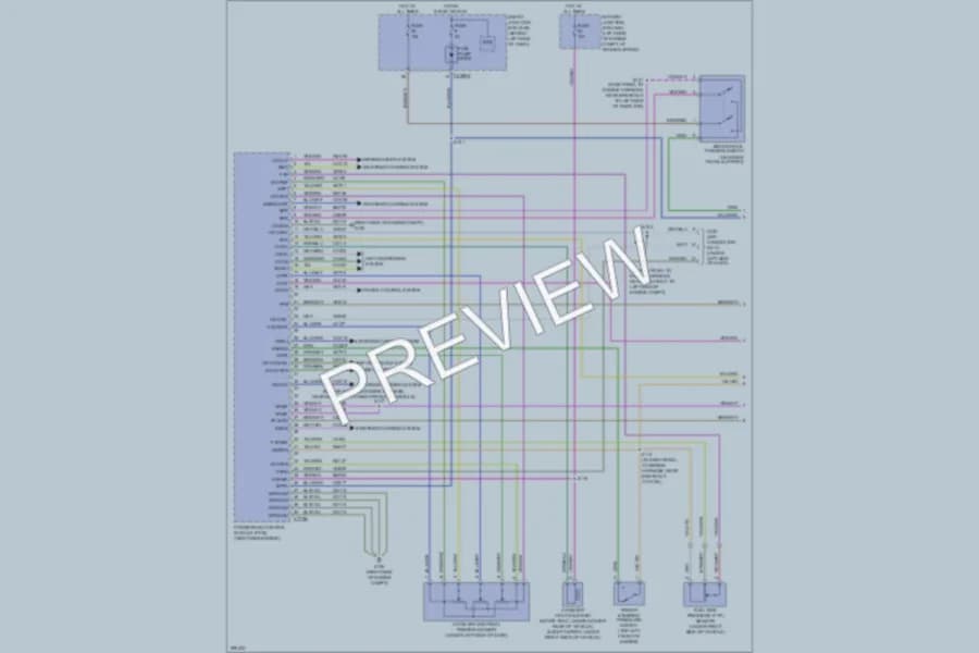 2009 Mercury Mountaineer Engine Performance wiring diagram preview