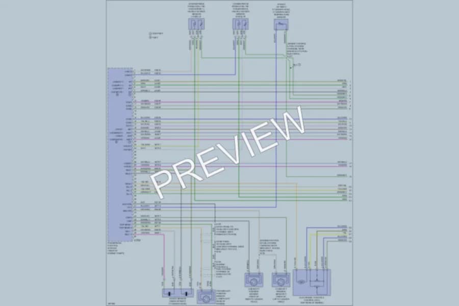 2009 Mercury Sable Engine Performance wiring diagram preview