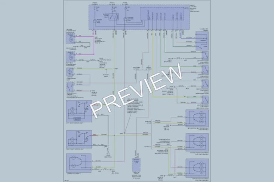 2009 Mercury Sable Interior Lights wiring diagram preview