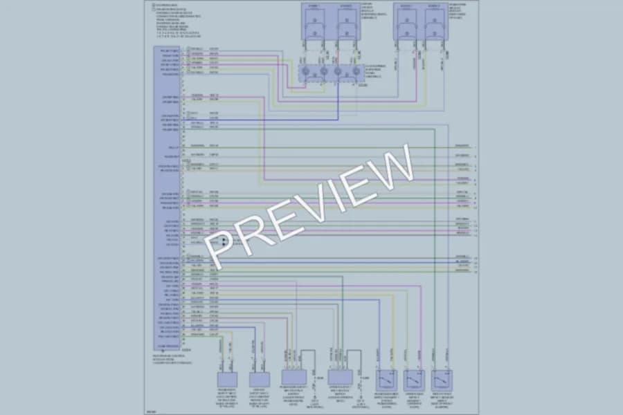 2009 Mercury Sable Supplemental Restraints wiring diagram preview