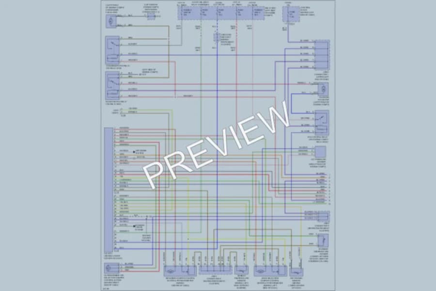 2009 Mitsubishi Galant Air Conditioning wiring diagram preview