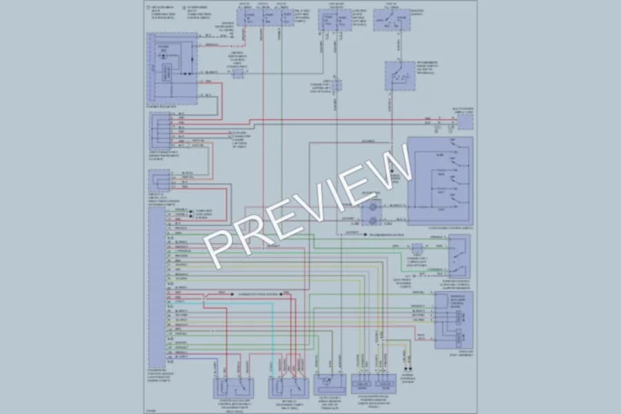 2009 Mitsubishi Galant Cruise Control wiring diagram preview