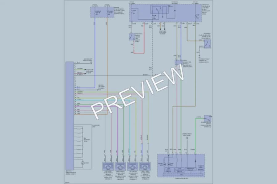 2009 Mitsubishi Lancer Anti Lock Brakes wiring diagram preview
