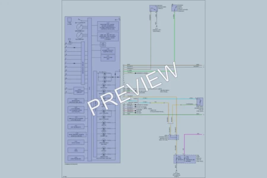 2009 Mitsubishi Lancer Instrument Cluster wiring diagram preview
