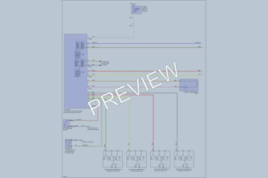2009 Mitsubishi Lancer Interior Lights wiring diagram preview