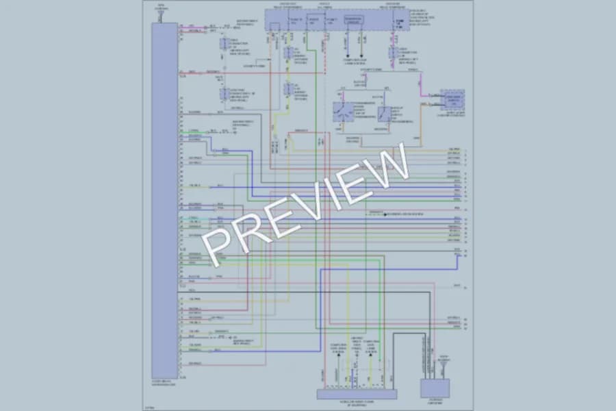 2009 Mitsubishi Lancer Radio wiring diagram preview