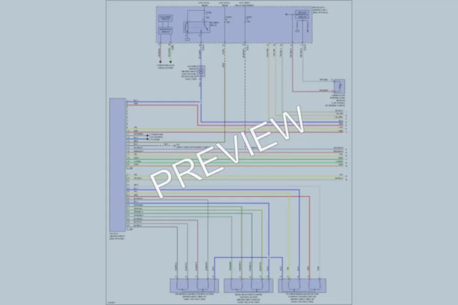 2009 Mitsubishi Outlander Air Conditioning wiring diagram preview