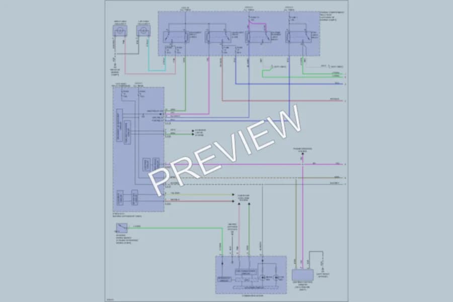 2009 Mitsubishi Outlander Headlights wiring diagram preview