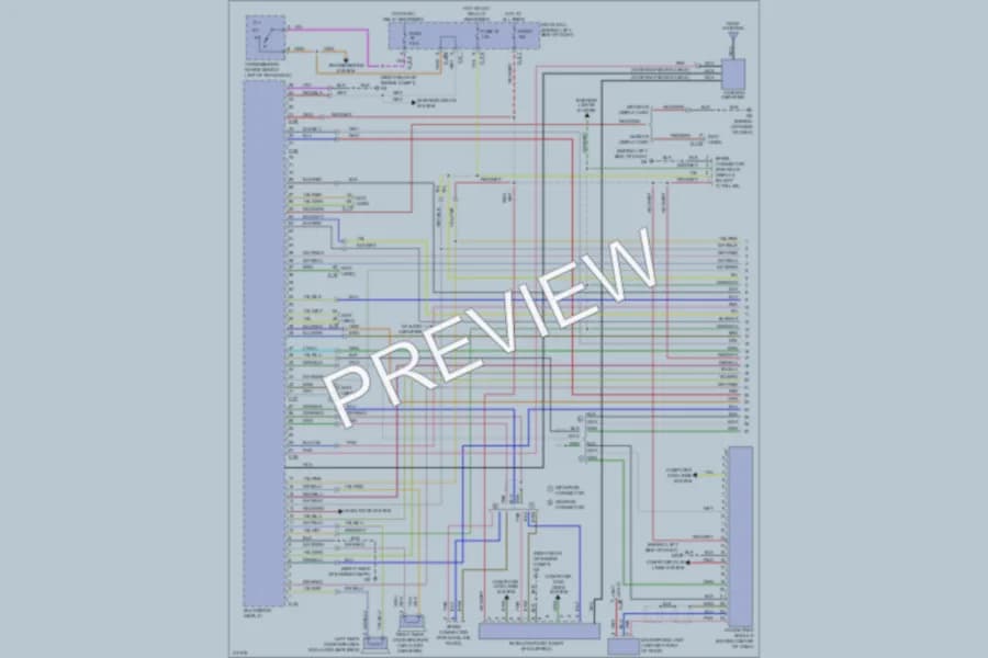 2009 Mitsubishi Outlander Radio wiring diagram preview
