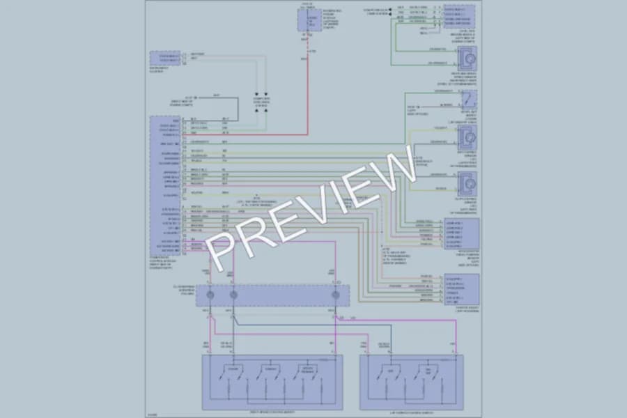 2009 Mitsubishi Raider Cruise Control wiring diagram preview