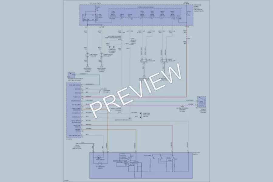 2009 Mitsubishi Raider Headlights wiring diagram preview