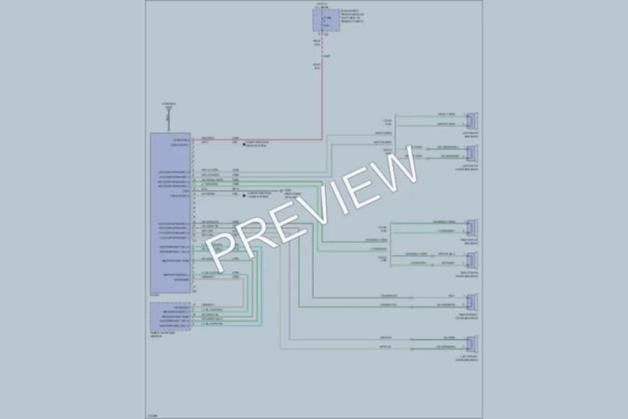 2009 Mitsubishi Raider Radio wiring diagram preview