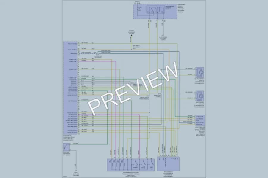 2009 Mitsubishi Raider Transmission wiring diagram preview