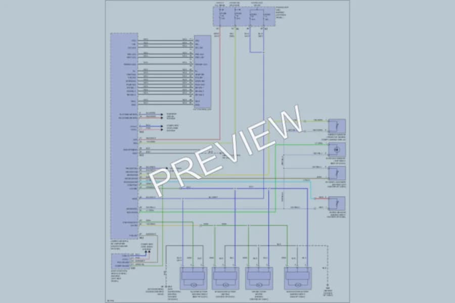 2009 Nissan 350Z Air Conditioning wiring diagram preview