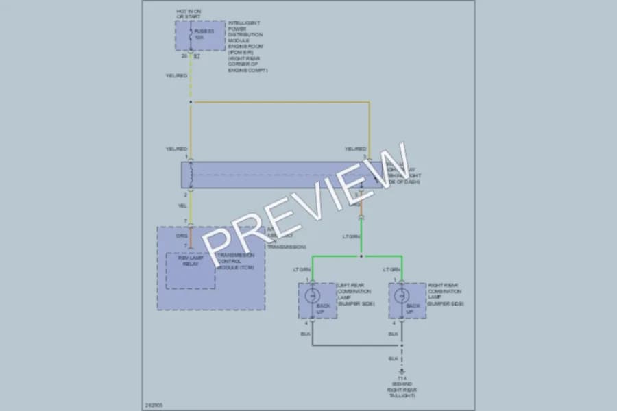 2009 Nissan 350Z Exterior Lights wiring diagram preview