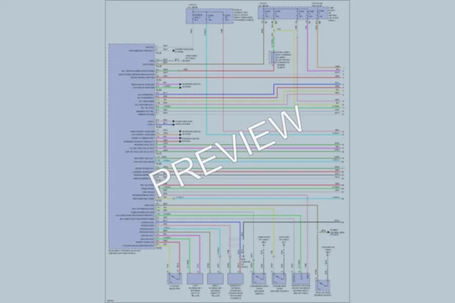 2009 Nissan 370Z Anti Theft wiring diagram preview