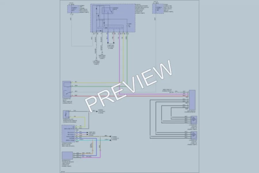 2009 Nissan 370Z Cooling Fan wiring diagram preview