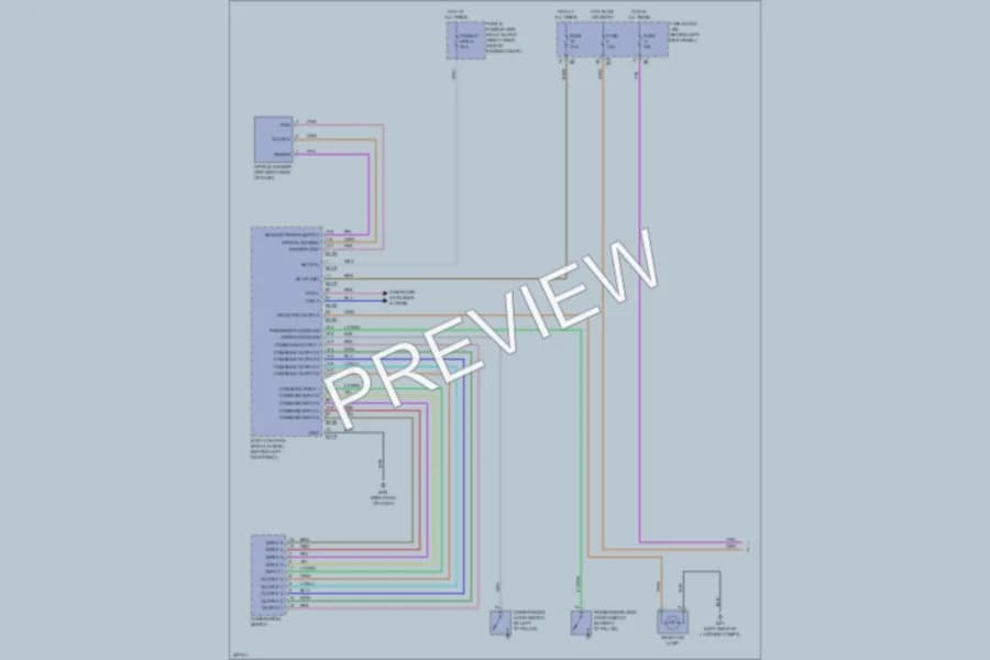 2009 Nissan 370Z Headlights wiring diagram preview