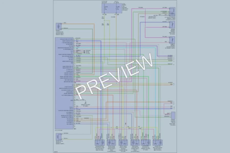 2009 Nissan Armada Air Conditioning wiring diagram preview