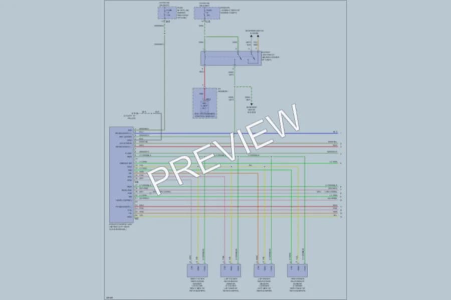 2009 Nissan Armada Navigation wiring diagram preview