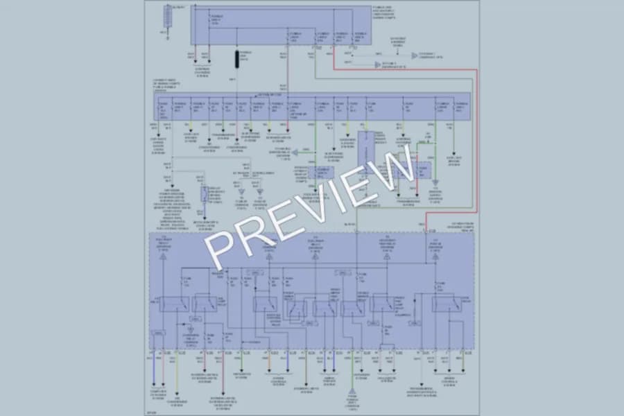 2009 Nissan Armada Power Distribution wiring diagram preview