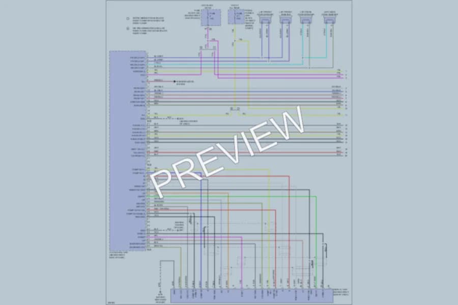 2009 Nissan Armada Radio wiring diagram preview