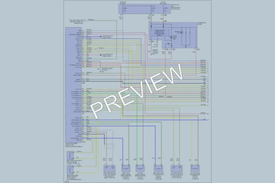 2009 Nissan Armada Supplemental Restraints wiring diagram preview