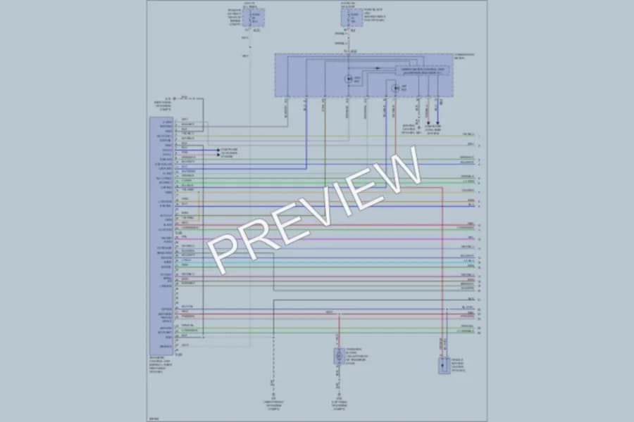 2009 Nissan Armada Transmission wiring diagram preview