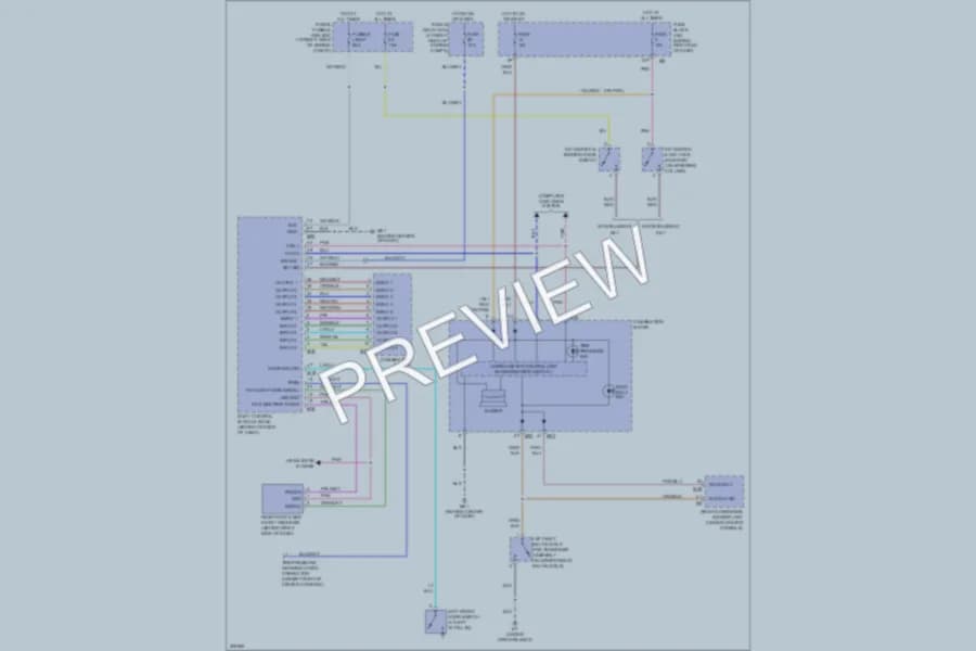 2009 Nissan Armada Warning Systems wiring diagram preview