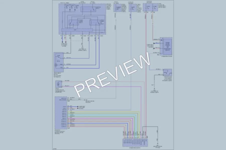 2009 Nissan Armada Wiper Washer wiring diagram preview