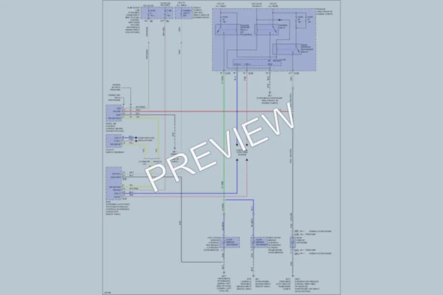 2009 Nissan Frontier Defoggers wiring diagram preview