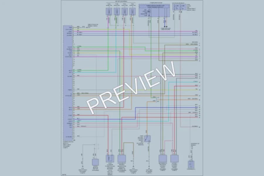 2009 Nissan Frontier Engine Performance wiring diagram preview